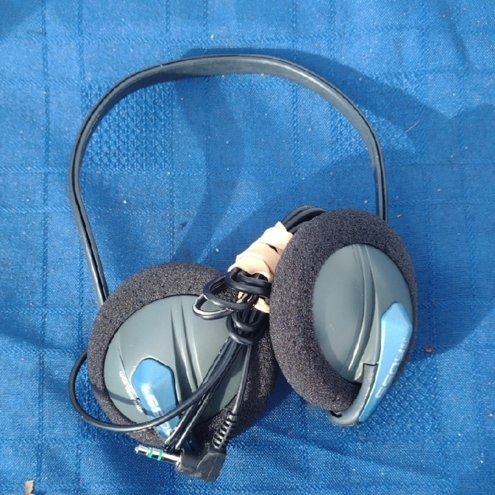 Koss Blue and Black Headphones Wired